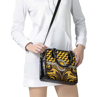 Aotearoa Ngati Porou Shoulder Handbag Maori Iwi Poutama Puhoro Tattoo