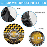 Aotearoa Ngati Porou Spare Tire Cover Maori Iwi Poutama Puhoro Tattoo
