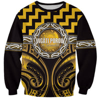 Aotearoa Ngati Porou Personalised Sweatshirt Maori Iwi Poutama Puhoro Tattoo