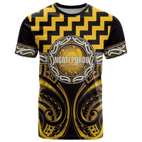 Aotearoa Ngati Porou Personalised T Shirt Maori Iwi Poutama Puhoro Tattoo