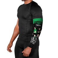 New Zealand and Ireland Rugby Custom Arm Sleeves Chicago 2025 Go All Black Shamrocks - Polynesian Pride