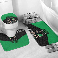 New Zealand and Ireland Rugby Bathroom Set Chicago 2025 Go All Black Shamrocks - Polynesian Pride