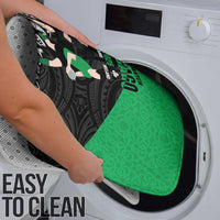 New Zealand and Ireland Rugby Bathroom Set Chicago 2025 Go All Black Shamrocks - Polynesian Pride