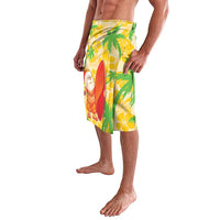 Aloha Hawaii Christmas Lavalava Mele Kalikimaka Funny Santa Palaka Quilt Motifs - Polynesian Pride
