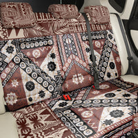 Bula Fiji Back Car Seat Cover Unique Masi Tapa Pattern LT14 - Polynesian Pride