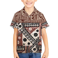 Bula Fiji Hawaiian Shirt - Unique Masi Tapa Pattern LT14 - Polynesian Pride