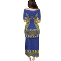 Fakaalofa Lahi Atu Niue Puletasi Siapo Pattern With Puakenikeni