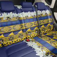 Tokelau Language Week Back Car Seat Cover Tokelauan Tuluma With Gardenia Thunbergia LT14 - Polynesian Pride