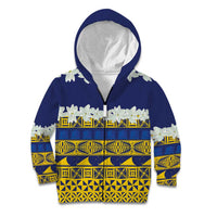 Tokelau Language Week Kid Hoodie Tokelauan Tuluma With Gardenia Thunbergia