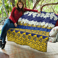 Tokelau Language Week Quilt Tokelauan Tuluma With Gardenia Thunbergia