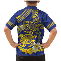 Te Vaiaho o te Gagana Tokelau Family Matching Mermaid Dress and Hawaiian Shirt Polynesian Turtle - Malo Ni! LT14 - Polynesian Pride