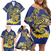 Te Vaiaho o te Gagana Tokelau Family Matching Off Shoulder Short Dress and Hawaiian Shirt Polynesian Turtle - Malo Ni! LT14 - Polynesian Pride