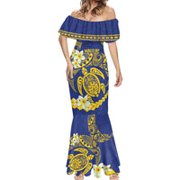 Te Vaiaho o te Gagana Tokelau Mermaid Dress Polynesian Turtle - Malo Ni! LT14 - Polynesian Pride
