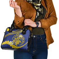 Te Vaiaho o te Gagana Tokelau Shoulder Handbag Polynesian Turtle - Malo Ni!