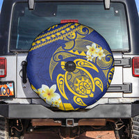 Te Vaiaho o te Gagana Tokelau Spare Tire Cover Polynesian Turtle - Malo Ni! LT14 Blue - Polynesian Pride