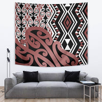 New Zealand Tapestry Aotearoa Kowhaiwhai Mix Taniko Art LT14 - Polynesian Pride