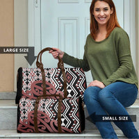 New Zealand Travel Bag Aotearoa Kowhaiwhai Mix Taniko Art - Polynesian Pride