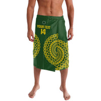 Custom Avaiki Cook Islands Rugby Lavalava Kuki Airani Tatau Green - Polynesian Pride