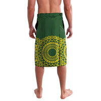 Custom Avaiki Cook Islands Rugby Lavalava Kuki Airani Tatau Green - Polynesian Pride