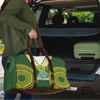 Avaiki Cook Islands Rugby Travel Bag Kuki Airani Tatau Green LT14 - Polynesian Pride