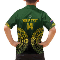 Custom Avaiki Cook Islands Rugby Hawaiian Shirt Kuki Airani Tatau Black - Polynesian Pride