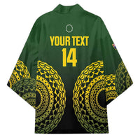 Custom Avaiki Cook Islands Rugby Kimono Kuki Airani Tatau Black - Polynesian Pride