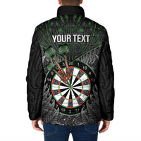 Personalised New Zealand Darts Padded Jacket Dartboard Maori Fern Puhoro Art LT14 - Polynesian Pride