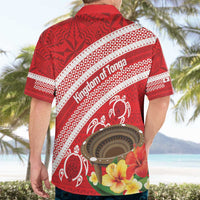 Kingdom Of Tonga Emancipation Day Hawaiian Shirt Tongan Ngatu With Kumete Red