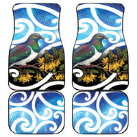 Kekeru New Zealand Matariki Car Mats Kukupa Kowhai Maori New Year Blue Version LT14 - Polynesian Pride