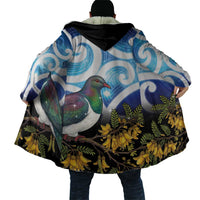Kekeru New Zealand Matariki Cloak Kukupa Kowhai Maori New Year Blue Version LT14 - Polynesian Pride