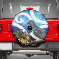 Kekeru New Zealand Matariki Spare Tire Cover Kukupa Kowhai Maori New Year Blue Version LT14 - Polynesian Pride