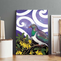 Kekeru New Zealand Matariki Canvas Wall Art Kukupa Kowhai Maori New Year Purple Version LT14 - Polynesian Pride