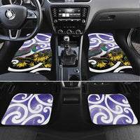 Kekeru New Zealand Matariki Car Mats Kukupa Kowhai Maori New Year Purple Version LT14 Set 4pcs Purple - Polynesian Pride