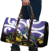 Kekeru New Zealand Matariki Travel Bag Kukupa Kowhai Maori New Year Purple Version LT14 - Polynesian Pride