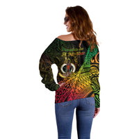 Polynesian Pride Vanuatu Off Shoulder Sweater Proud To Be A Ni-Van LT14 - Polynesian Pride