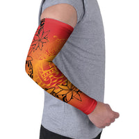 French Polynesia Manta Ray Tattoo Arm Sleeves Tahiti Hahalua Tiare Maori Gradient Style
