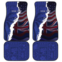 Personalized Hawaii Statehood Day Car Mats 66th Anniversary - Polynesian Pride