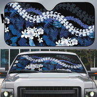 Polu Aloha Hawaii Lei Auto Sun Shade Tropical Flowers Elegant Vibe - Polynesian Pride