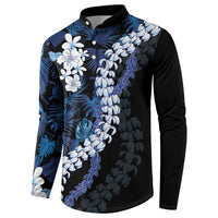 Polu Aloha Hawaii Lei Button Sweatshirt Tropical Flowers Elegant Vibe - Polynesian Pride