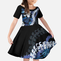 Polu Aloha Hawaii Lei Family Matching Off Shoulder Maxi Dress and Hawaiian Shirt Tropical Flowers Elegant Vibe - Polynesian Pride