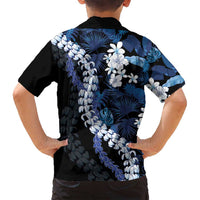 Polu Aloha Hawaii Lei Family Matching Tank Maxi Dress and Hawaiian Shirt Tropical Flowers Elegant Vibe - Polynesian Pride