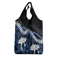Polu Aloha Hawaii Lei Grocery Bag Tropical Flowers Elegant Vibe - Polynesian Pride