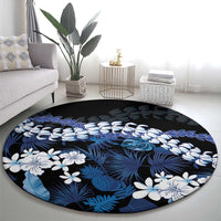 Polu Aloha Hawaii Lei Round Carpet Tropical Flowers Elegant Vibe - Polynesian Pride