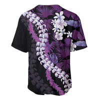 Poni Aloha Hawaii Lei Baseball Jersey Tropical Flowers Elegant Vibe - Polynesian Pride
