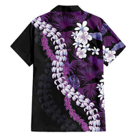 Poni Aloha Hawaii Lei Family Matching Long Sleeve Bodycon Dress and Hawaiian Shirt Tropical Flowers Elegant Vibe - Polynesian Pride