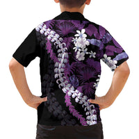 Poni Aloha Hawaii Lei Family Matching Summer Maxi Dress and Hawaiian Shirt Tropical Flowers Elegant Vibe - Polynesian Pride