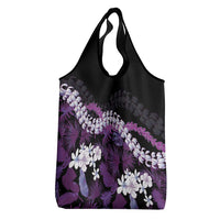 Poni Aloha Hawaii Lei Grocery Bag Tropical Flowers Elegant Vibe - Polynesian Pride