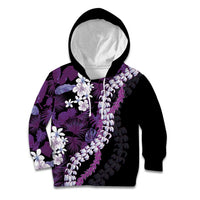 Poni Aloha Hawaii Lei Kid Hoodie Tropical Flowers Elegant Vibe - Polynesian Pride