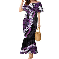 Poni Aloha Hawaii Lei Mermaid Dress Tropical Flowers Elegant Vibe - Polynesian Pride