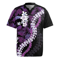 Poni Aloha Hawaii Lei Rugby Jersey Tropical Flowers Elegant Vibe - Polynesian Pride